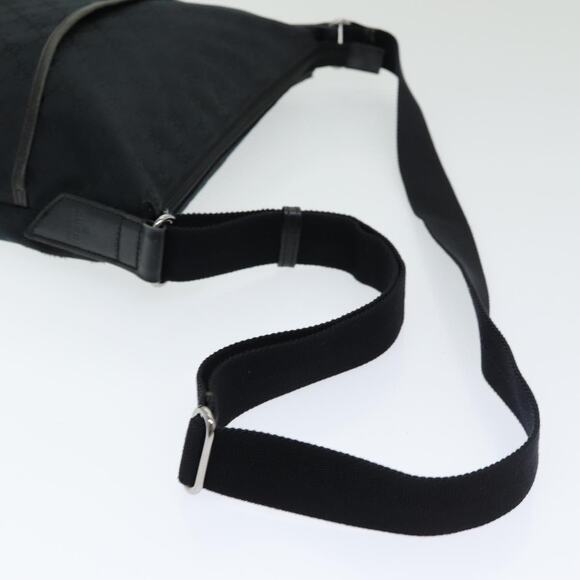GUCCI GG Canvas Shoulder Bag Black - Picture 8 of 13